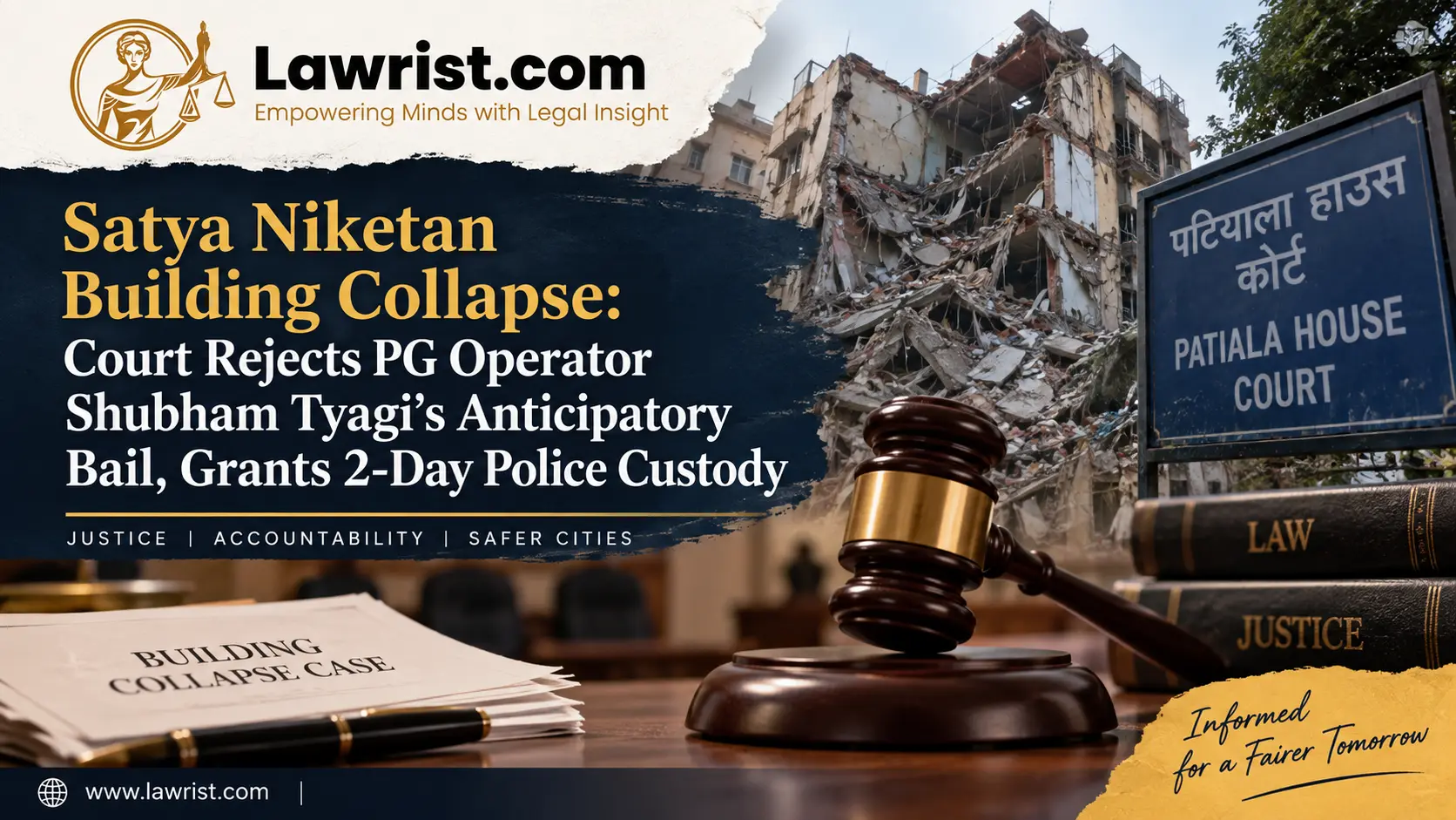 Court Rejects PG Operator Shubham Tyagi’s Anticipatory Bail, Grants 2-Day Police Custody